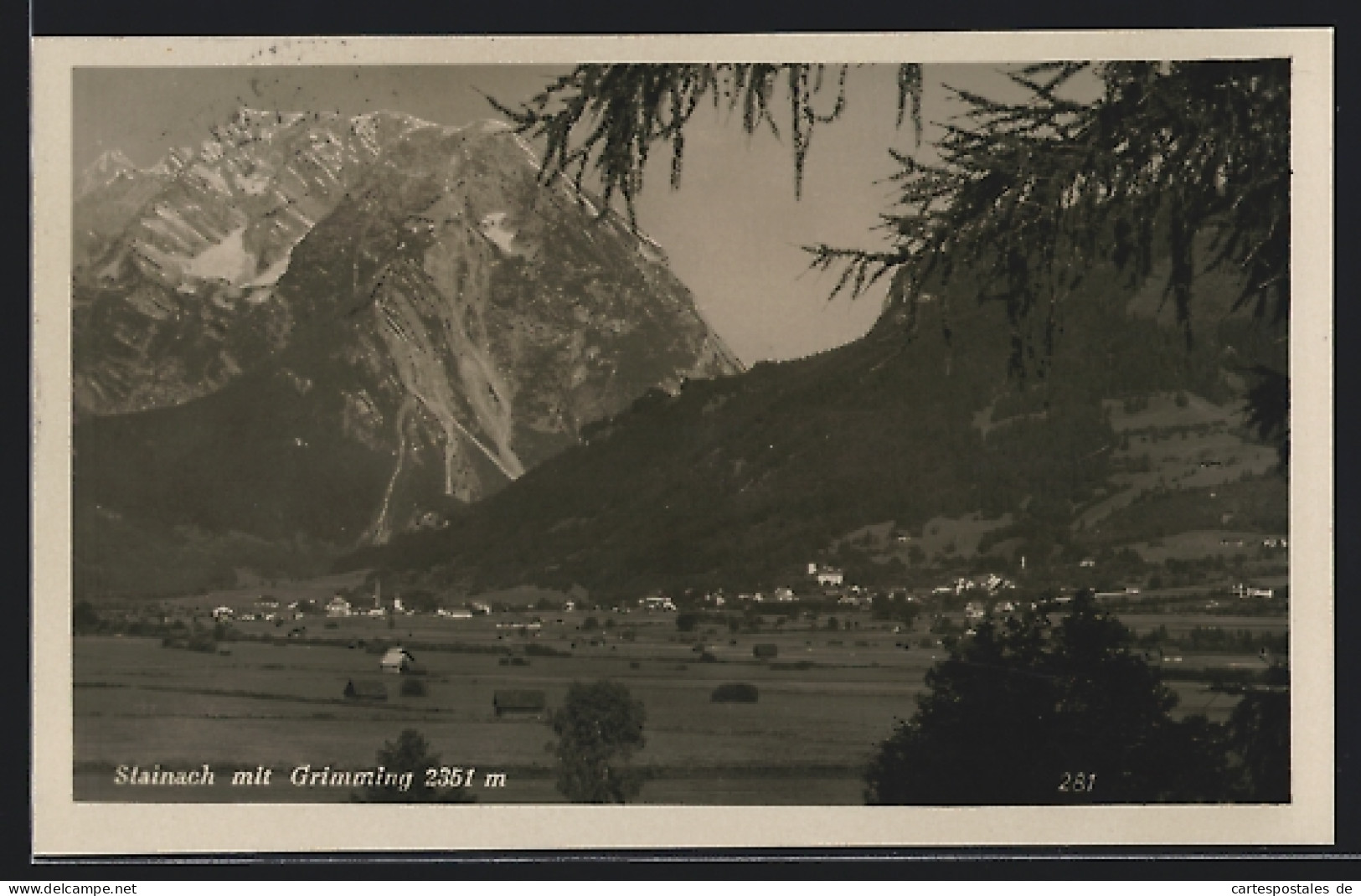 AK Stainach, Gesamtansicht mit Grimming