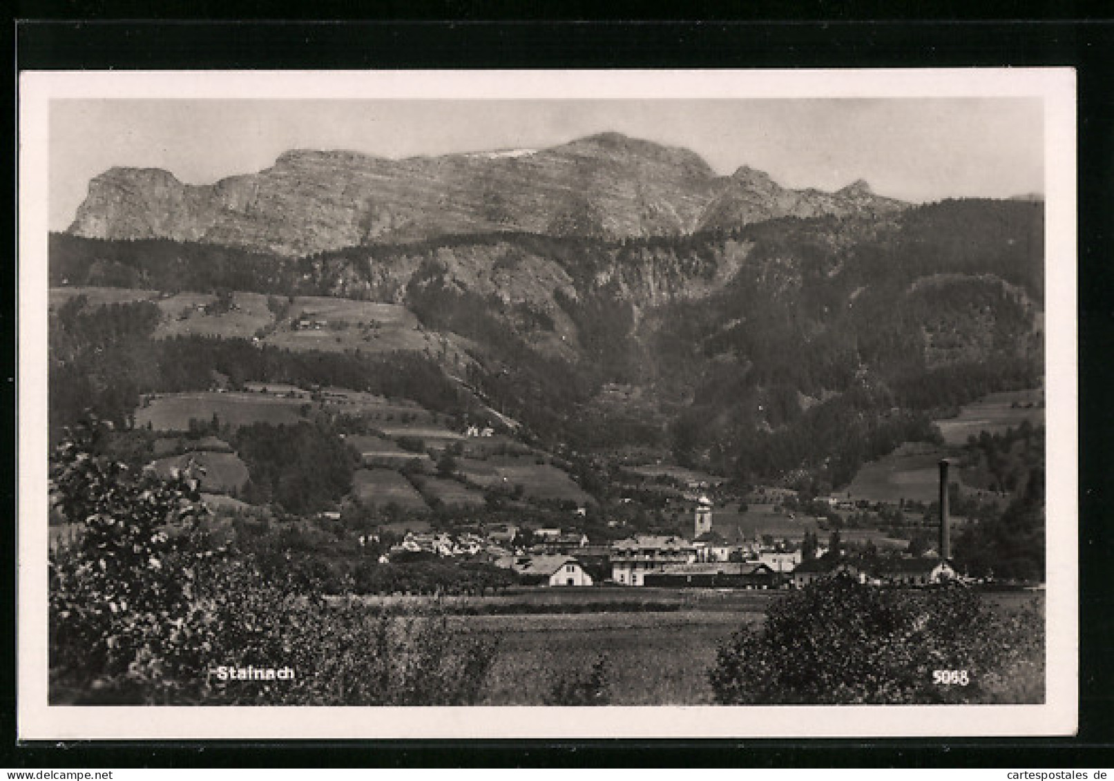 AK Stainach, Ortsansicht aus der Ferne