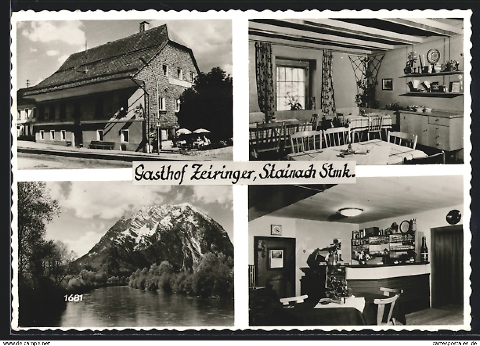 AK Stainach /Stmk., Gasthof Zeiringer, Innenansichten