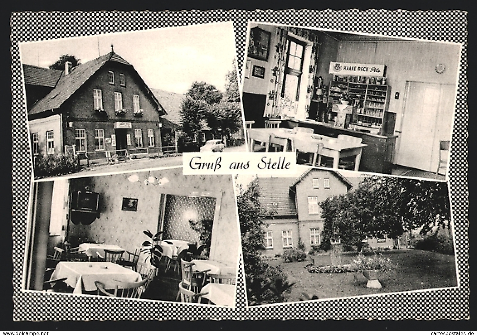 AK Stelle / Stuhr, Gaststätte Steller Krug, Inh. Wilh. Oltmanns, Innenansichten