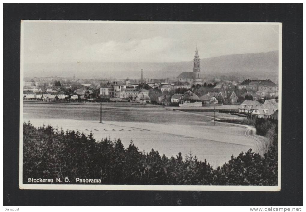 AK Stockerau N.-Ö. Panorama 1933