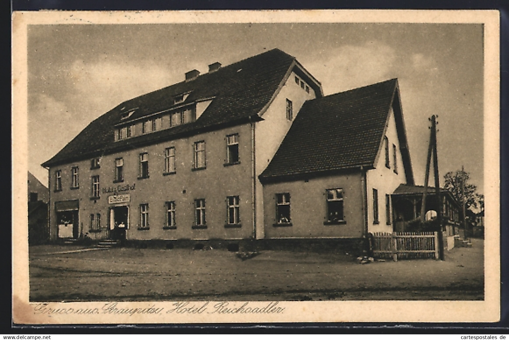 AK Straupitz, Hotel Reichsadler