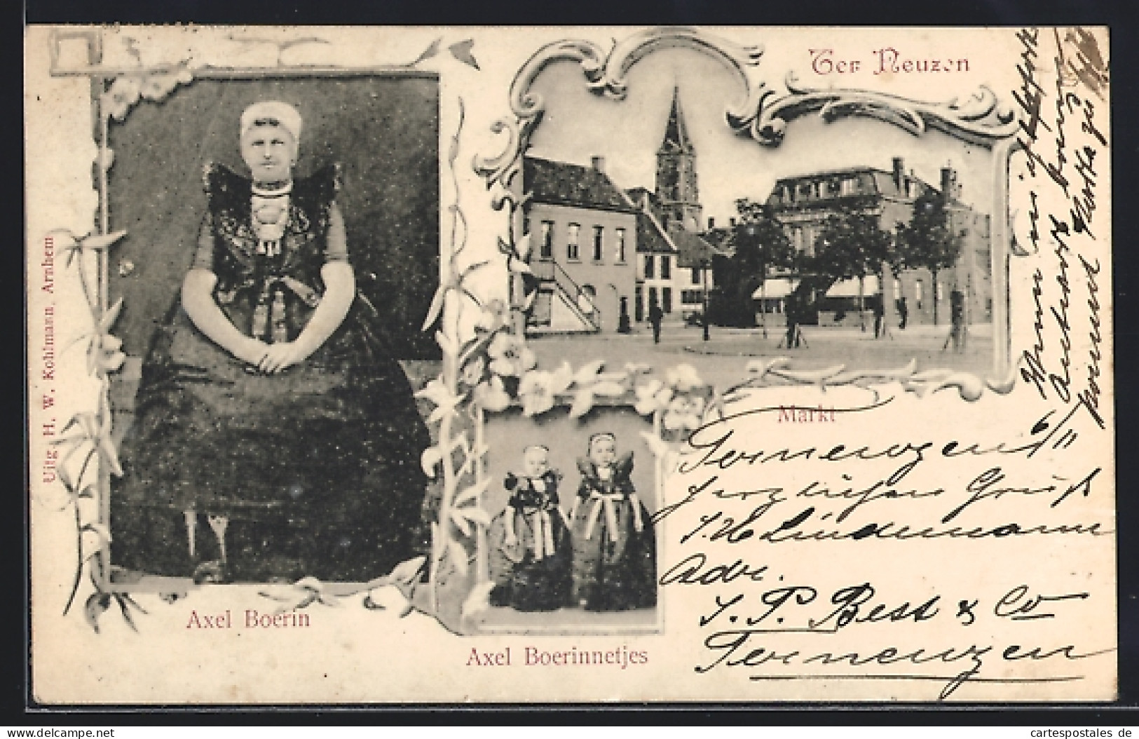 AK Ter Neuzen, Markt, Axel Boerin, Axel Boerinnentjes
