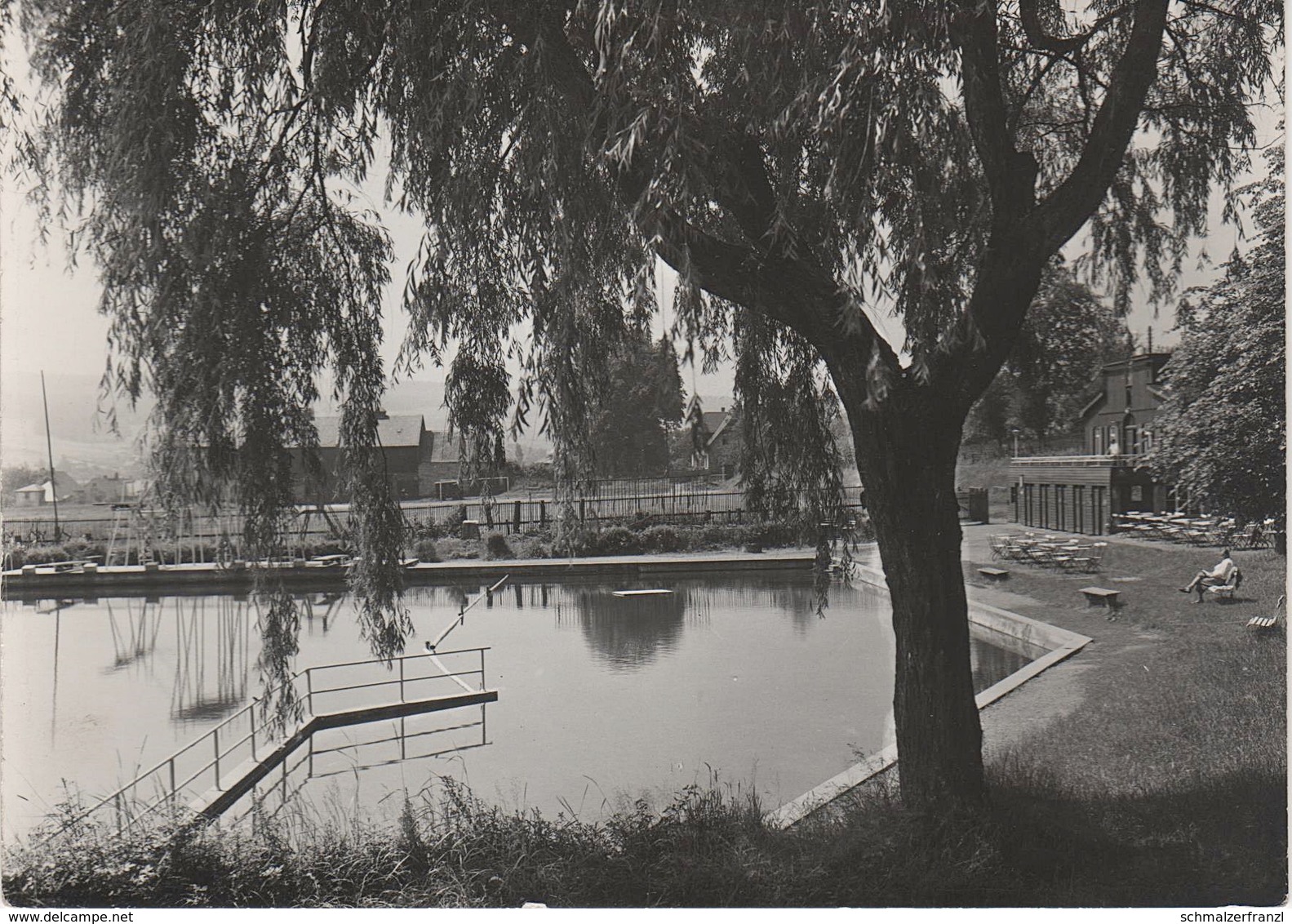 AK Thum Freibad Schwimmbad Bad a Auerbach Ehrenfriedersdorf Gelenau Geyer Drebach Thalheim Wolkenstein Erzgebirge DDR