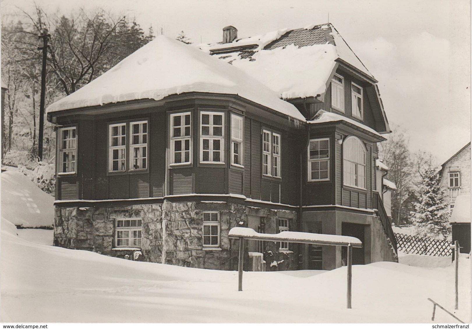 AK Thum Jugendherberge Robert Reinhold Winter a Auerbach Ehrenfriedersdorf Gelenau Geyer Drebach Zwönitz Erzgebirge DDR