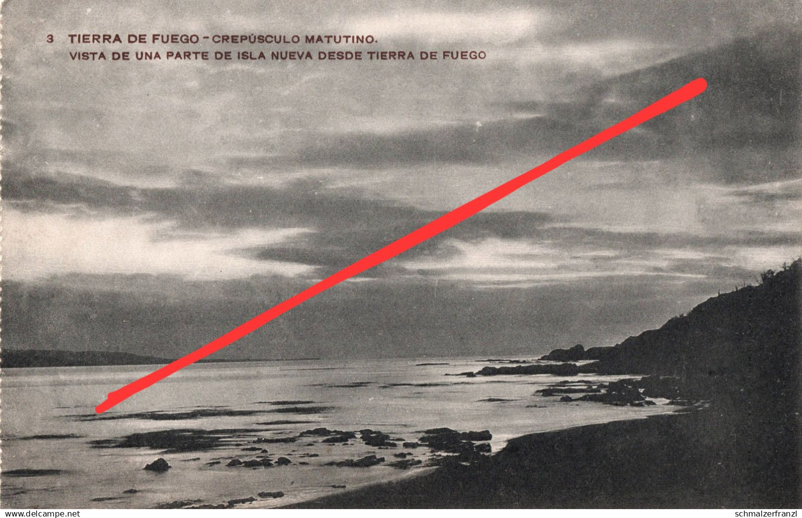 AK Tierra del Fuego Crepusculo Matutino Land of Fire Feuerland Magallanes Magellanica Argentinien Argentina Chile