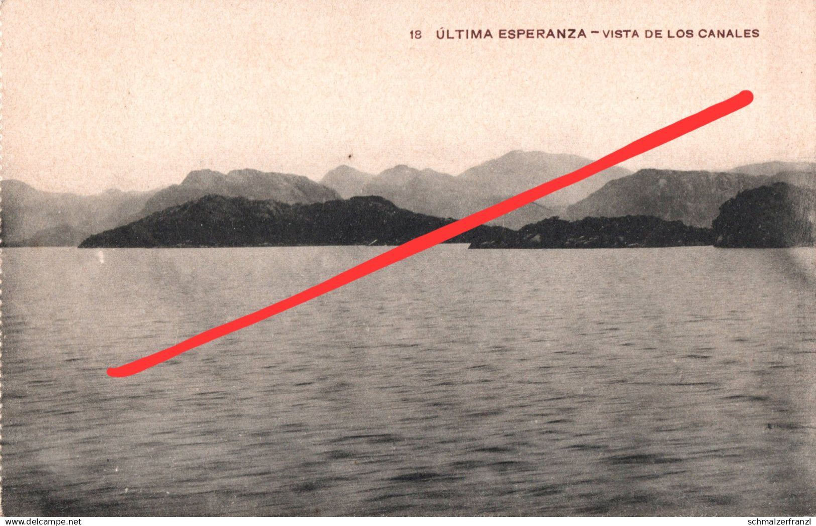 AK Tierra del Fuego Paisaje de los Canales Land of Fire Feuerland Magallanes Magellanica Argentinien Argentina Chile