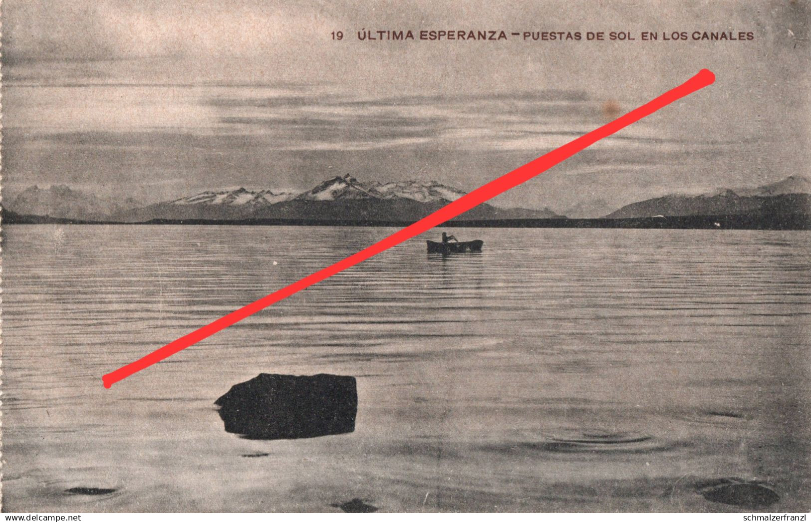 AK Tierra del Fuego Puestos Sol en los Canales Land of Fire Feuerland Magallanes Magellanica Argentinien Argentina Chile