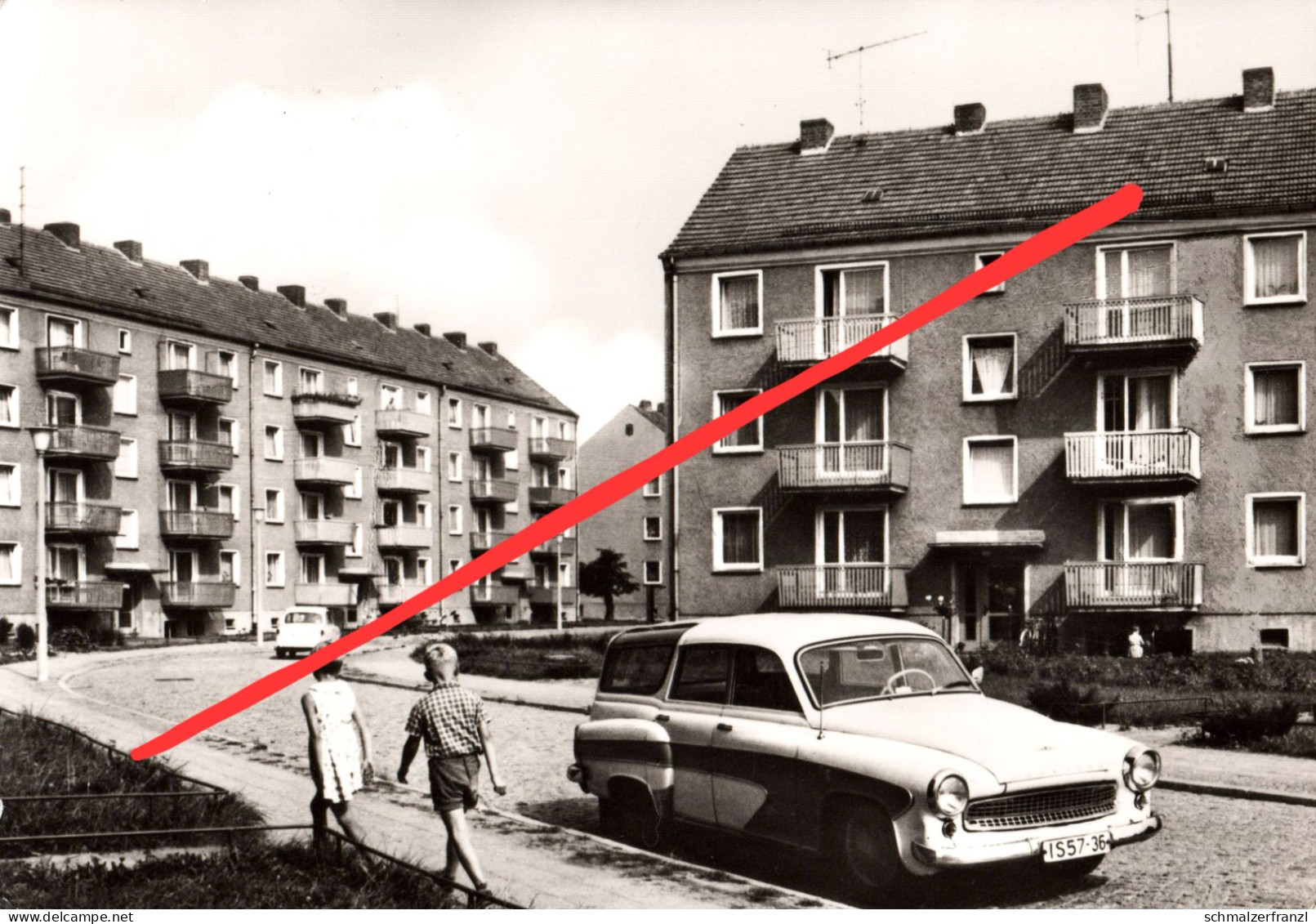 AK Torgelow Fritz Reuter Straße Neubauten Neubaugebiet Wartburg a Dornbergstraße Pasewalk Eggesin Ueckermünde DDR