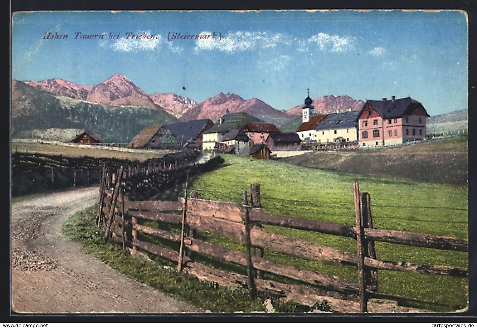 AK Trieben, Panorama mit Hohe Tauern