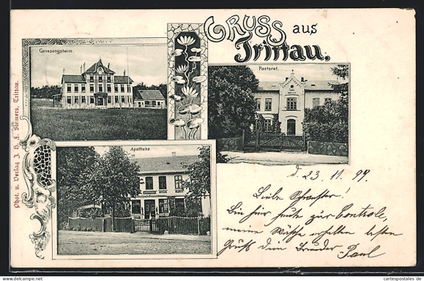 AK Trittau, Genesungsheim, Apotheke, Pastorat