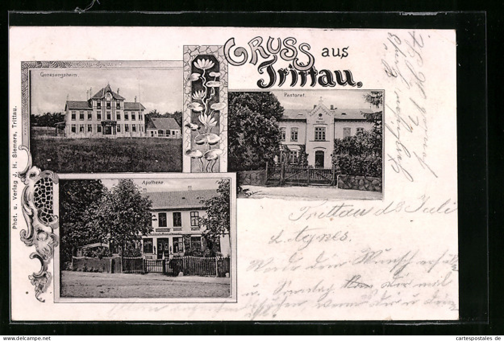 AK Trittau, Genesungsheim, Apotheke, Pastorat