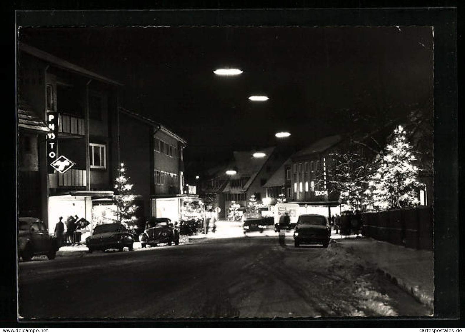 AK Trossingen, Strassenpartie im Winter