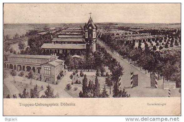 AK Truppen-Übungsplatz Döberitz Barackenlager gelaufen Döberitz 19.5.12 Übungsplatz