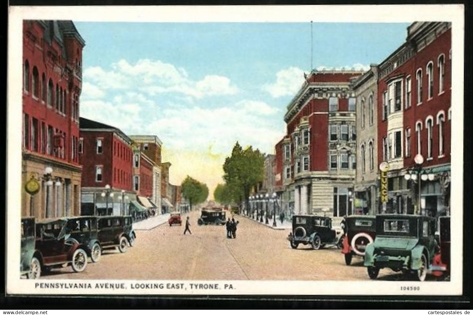 AK Tyrone, PA, Pennsylvania Avenue, looking East