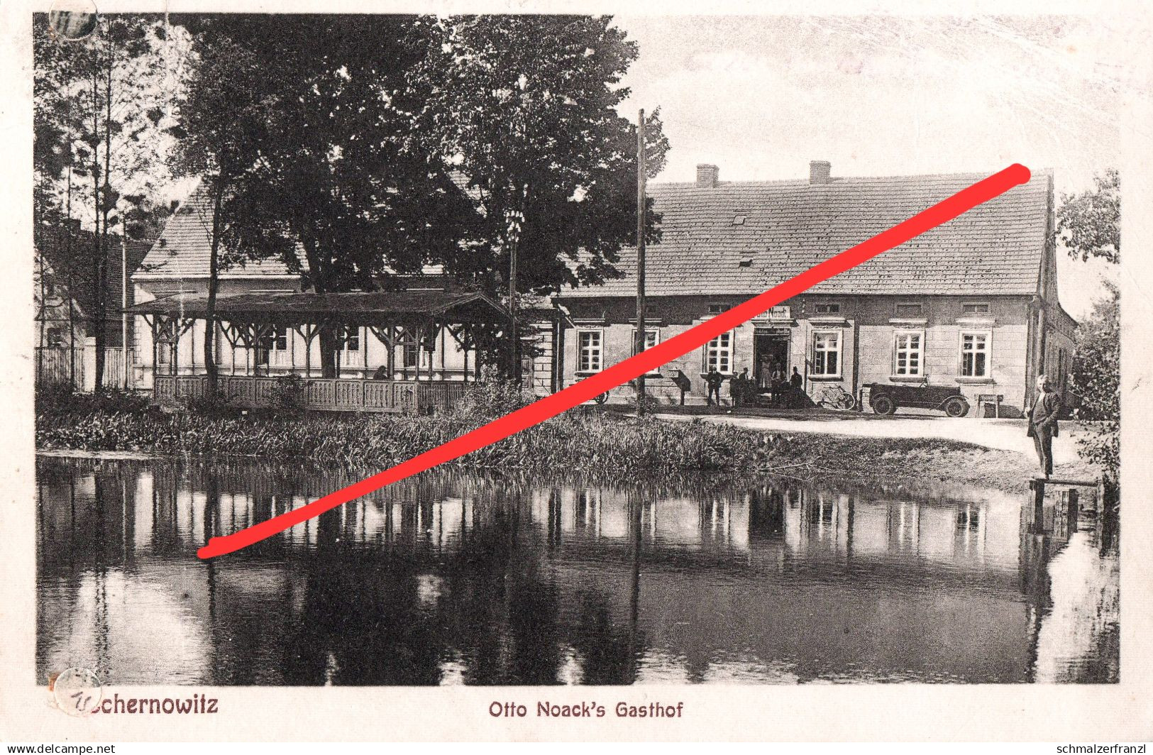 AK Tzschernowitz  Tschernowitz Schernewitz Czarnowice Gasthof Küppern Döbern Göttern Stargardt Plesse Plesno Guben Gubin