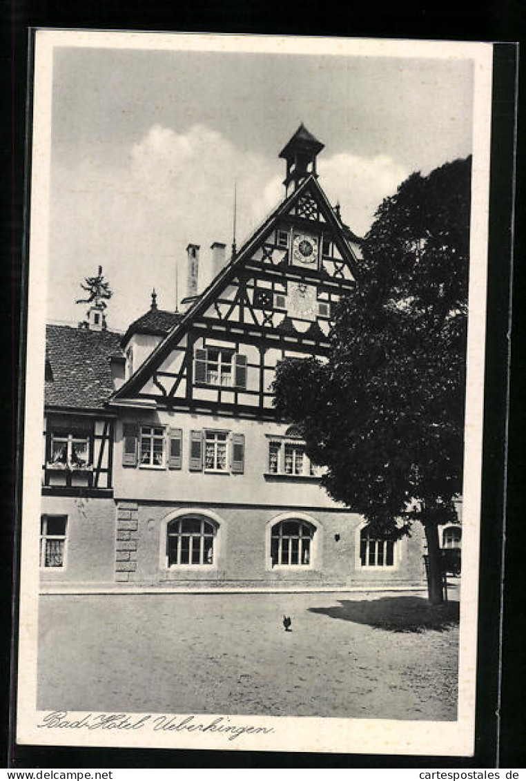 AK Ueberkingen, Bad Hotel im Sonnenschein