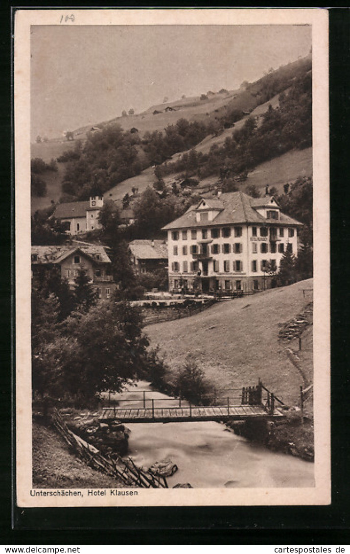AK Unterschächen, Hotel Klausen