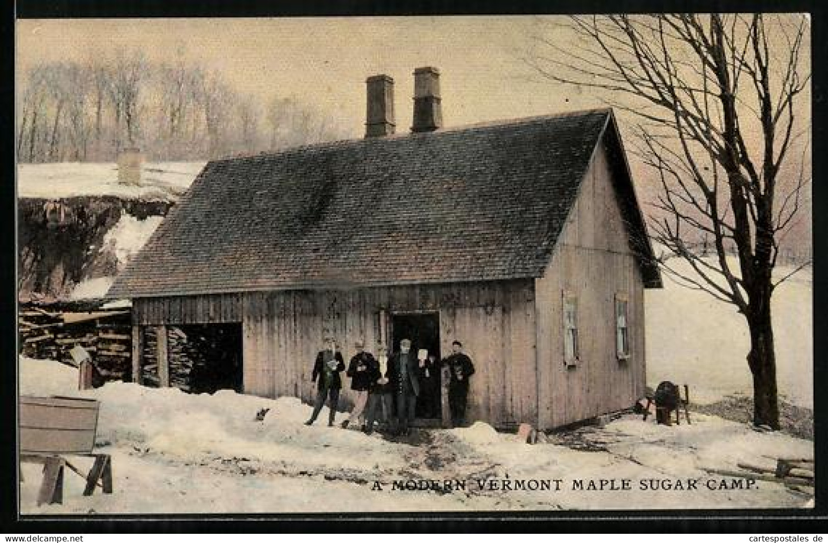 AK Vermont, VT, A modern maple sugar camp