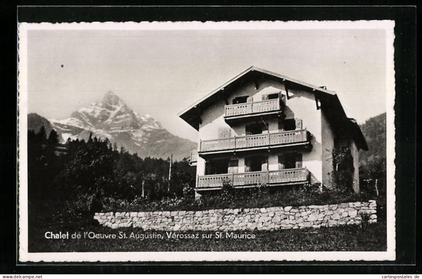 AK Vérossaz sur St. Maurice, Chalet de l`Oevre St. Augustin