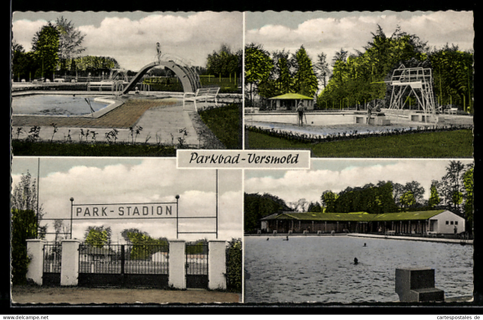 AK Versmold, Parkbad, Mehrfachansicht