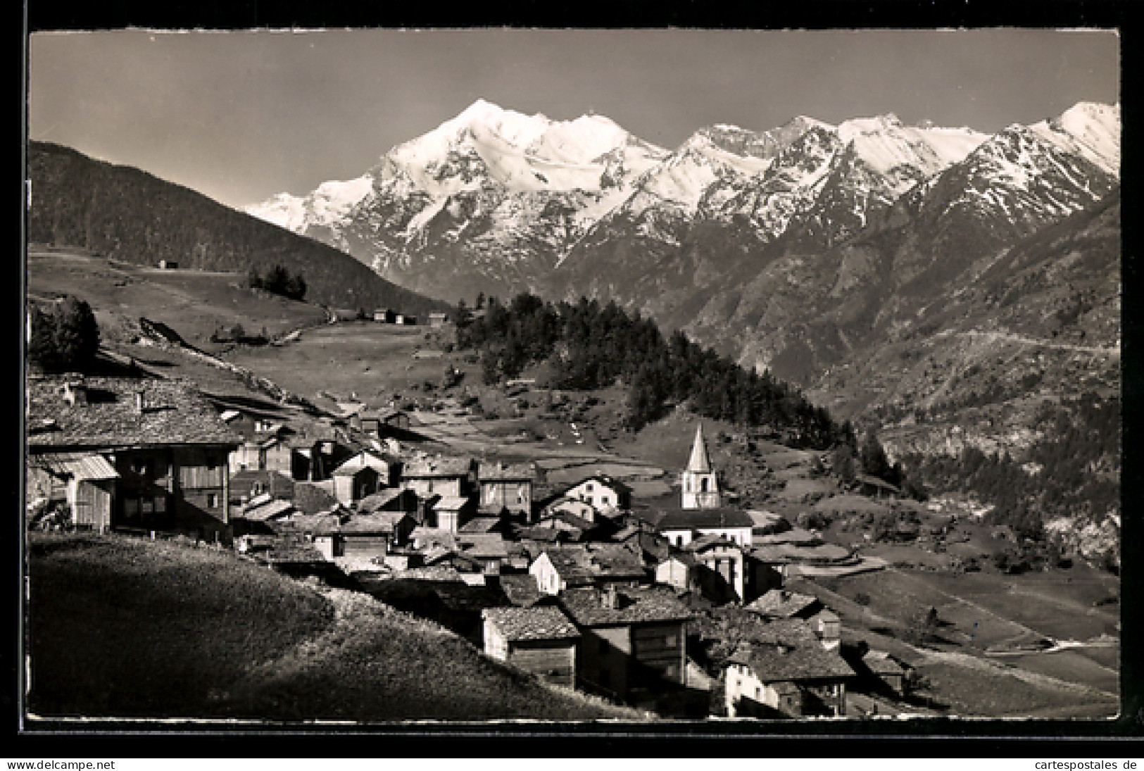 AK Visperterminen, Panorama mit Weisshorn