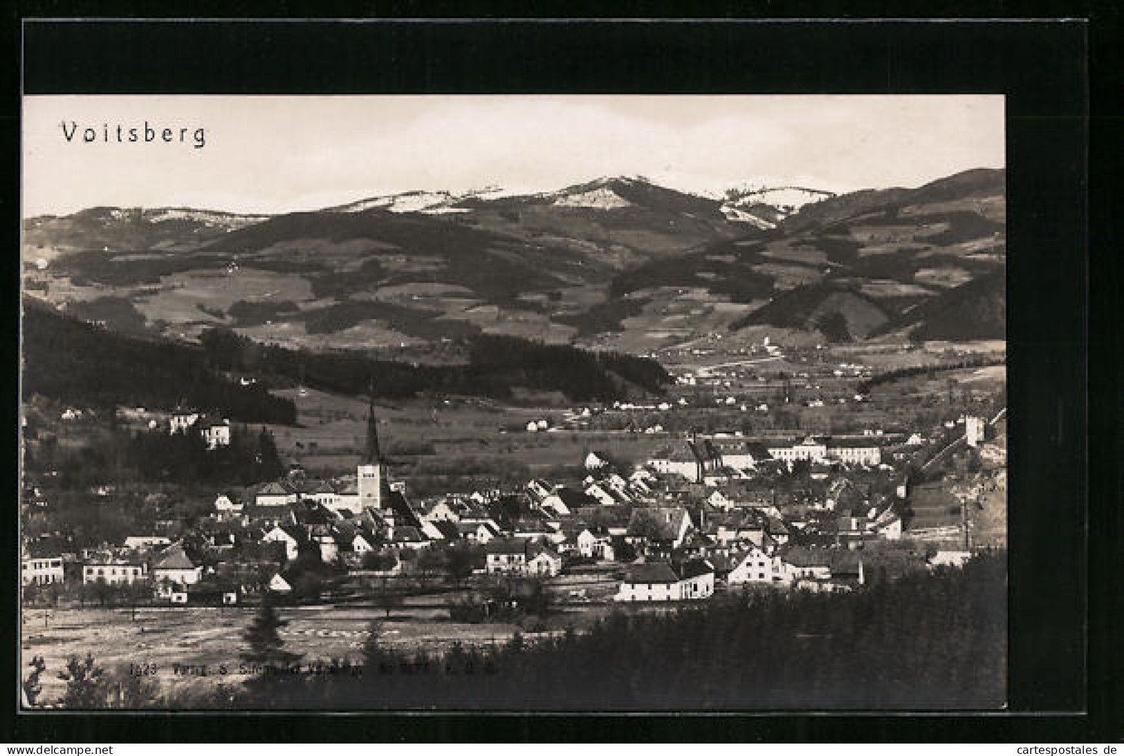 AK Voitsberg, Gesamtansicht aus der Ferne