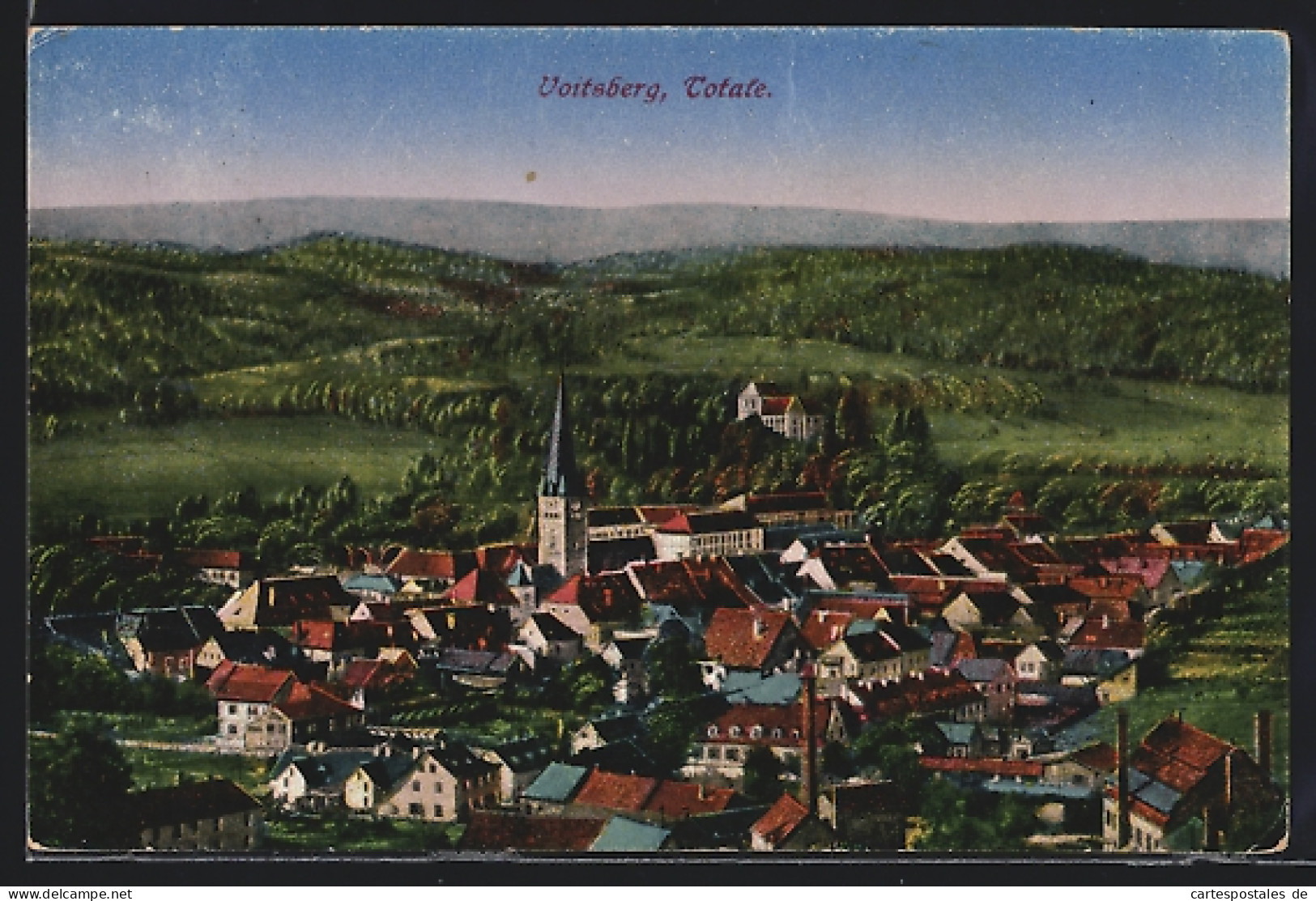 AK Voitsberg, Totalansicht aus der Vogelschau