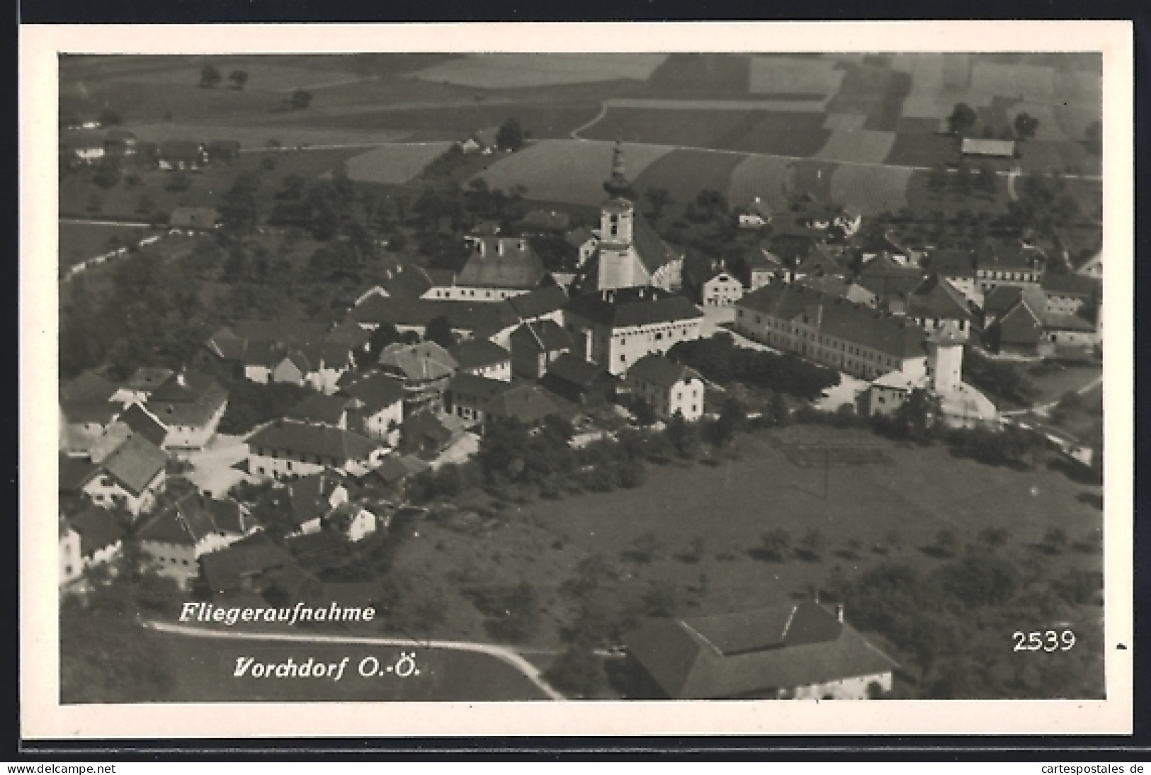 AK Vorchdorf, Totalansicht vom Flugzeug aus