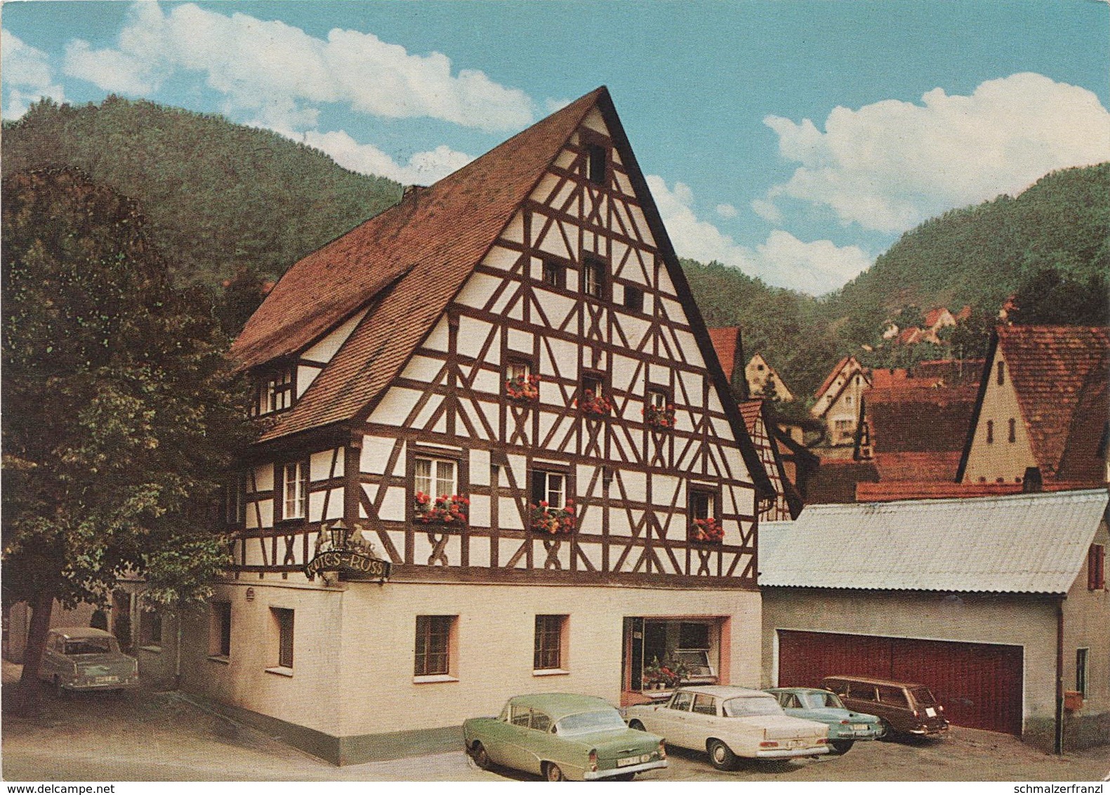 AK Vorra Pegnitz Hotel Rotes Roß Frensdorf Stappenbach Stegaurach Pettstadt Burgebrach Hirschaid Höchstadt Aisch Bamberg