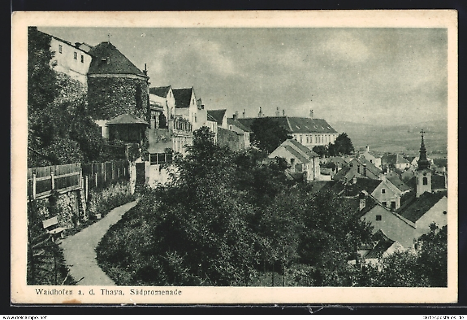 AK Waidhofen an der Thaya, an der Südpromenade