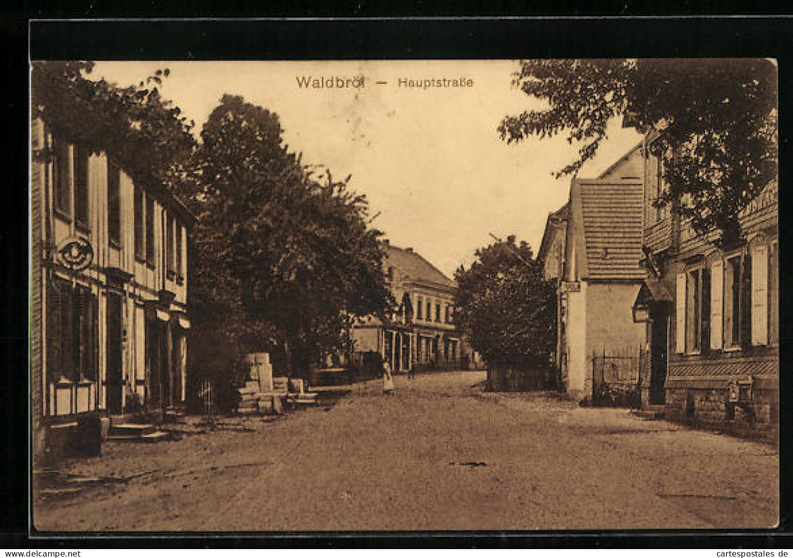 AK Waldbröl, Ansicht Hauptstrasse