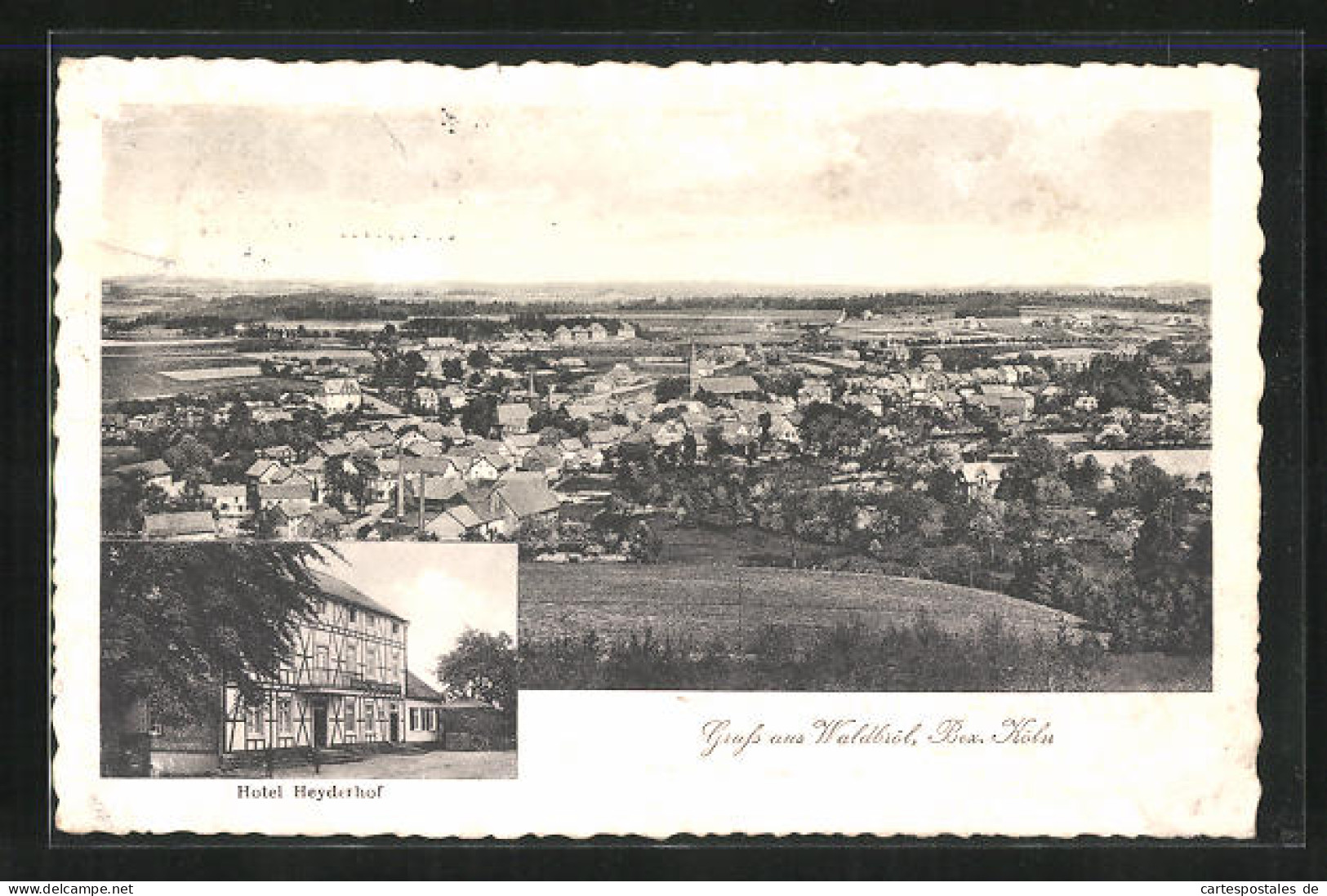 AK Waldbröl /Bez. Köln, Hotel Heyderhof, Teilansicht