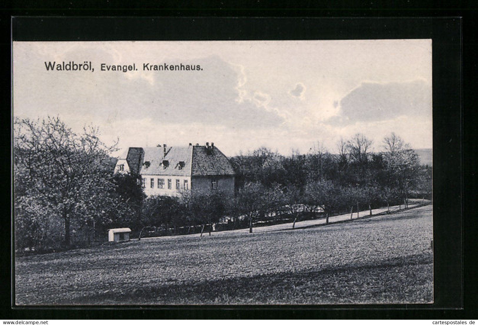 AK Waldbröl, Evangelisches Krankenhaus mit Landstrasse