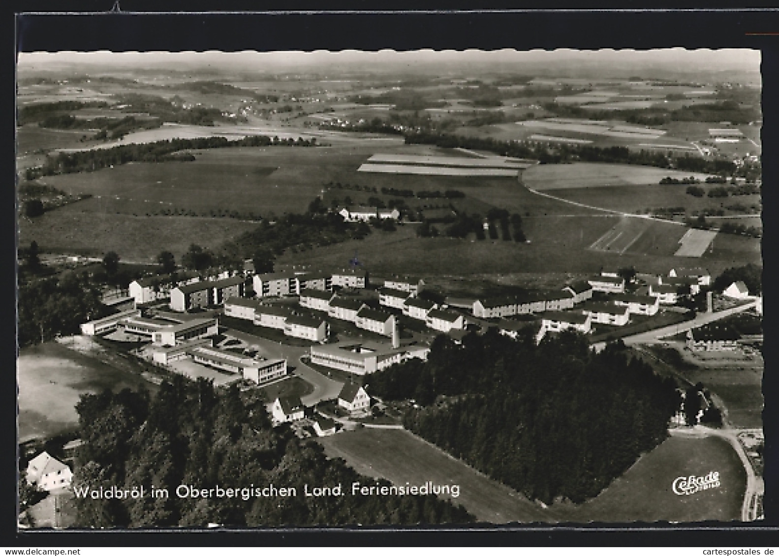 AK Waldbröl, Feriensiedlung vom Flugzeug aus
