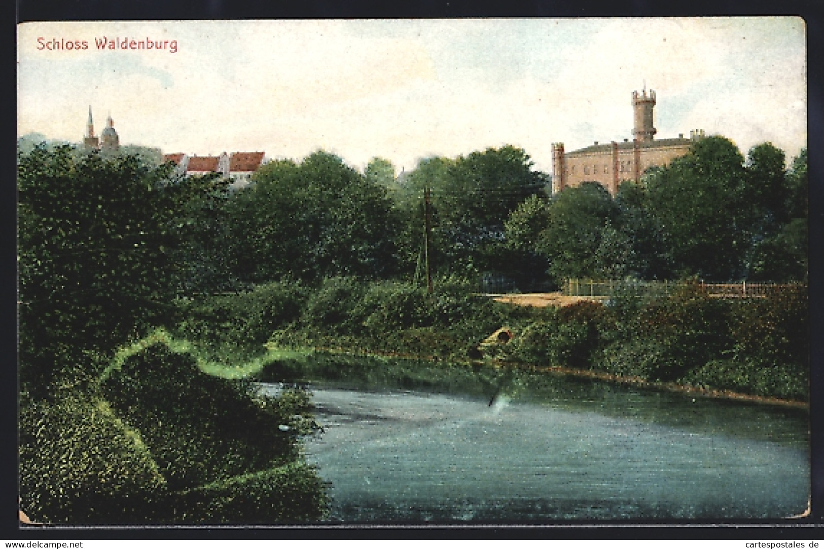 AK Waldenburg / Sachsen, Schloss Waldenburg