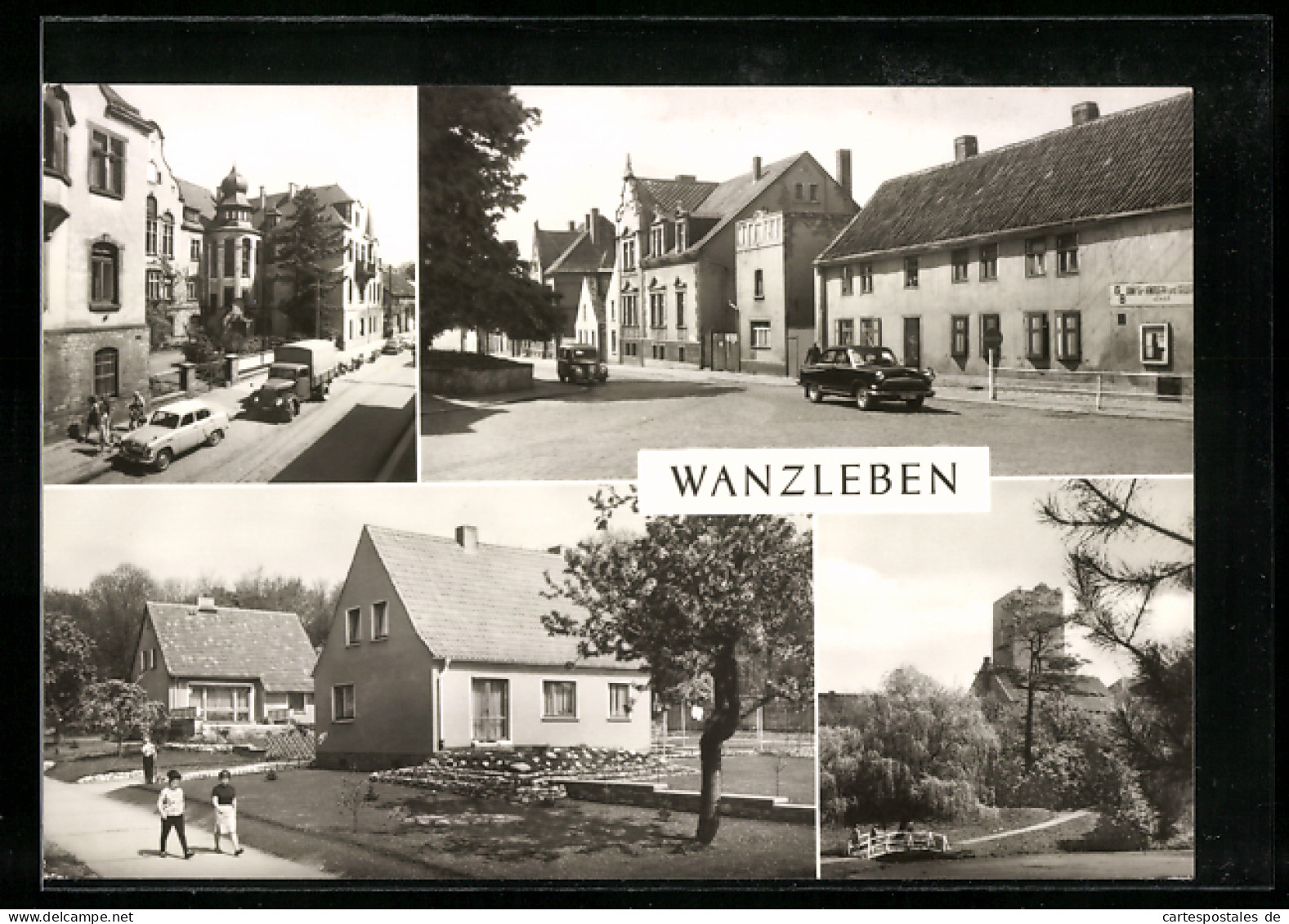 AK Wanzleben, Rat des Kreises, Lange Strasse, vor dem Hohen Tore, Kulturpark
