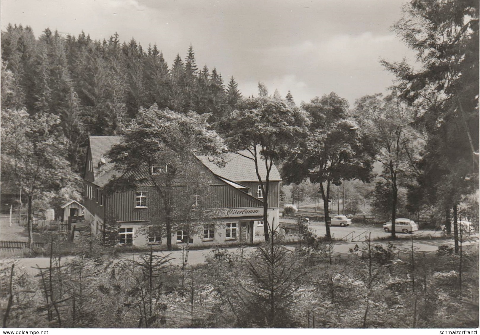 AK Waschleithe HO Konsum Gaststätte Osterlamm a Schwarzenberg Grünhain Beierfeld Schwarzbach Elterlein Erzgebirge DDR