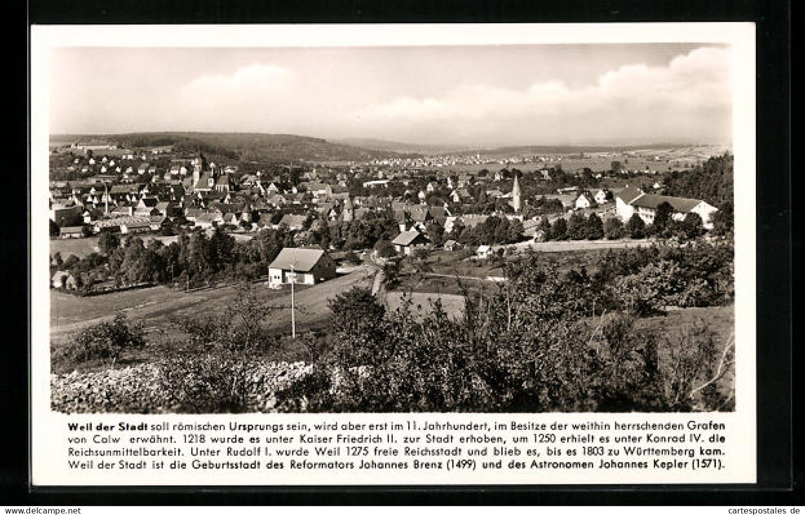 AK Weil der Stadt, Teilansicht