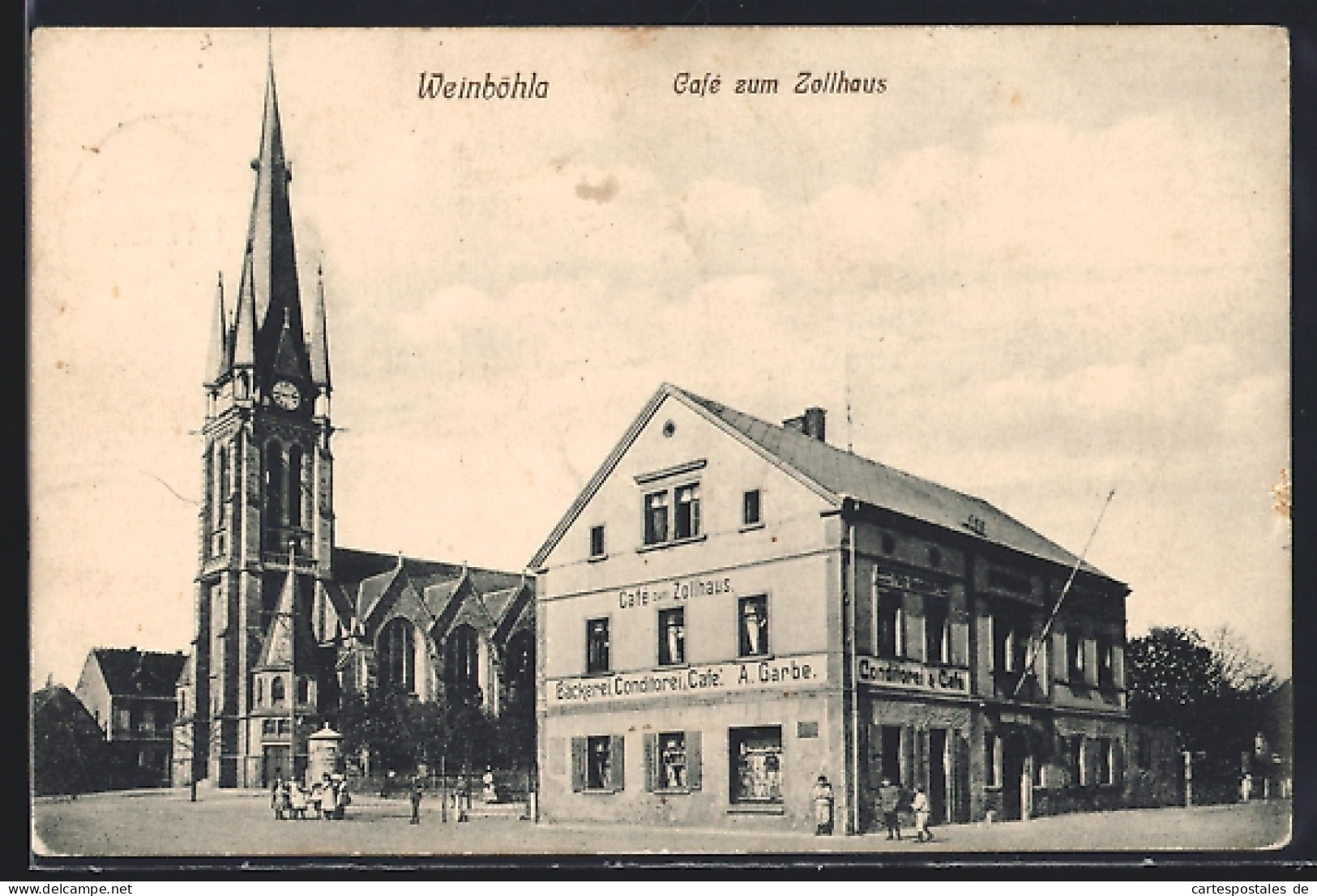 AK Weinböhla, Cafe zum Zollhaus, Inh. A Garbe