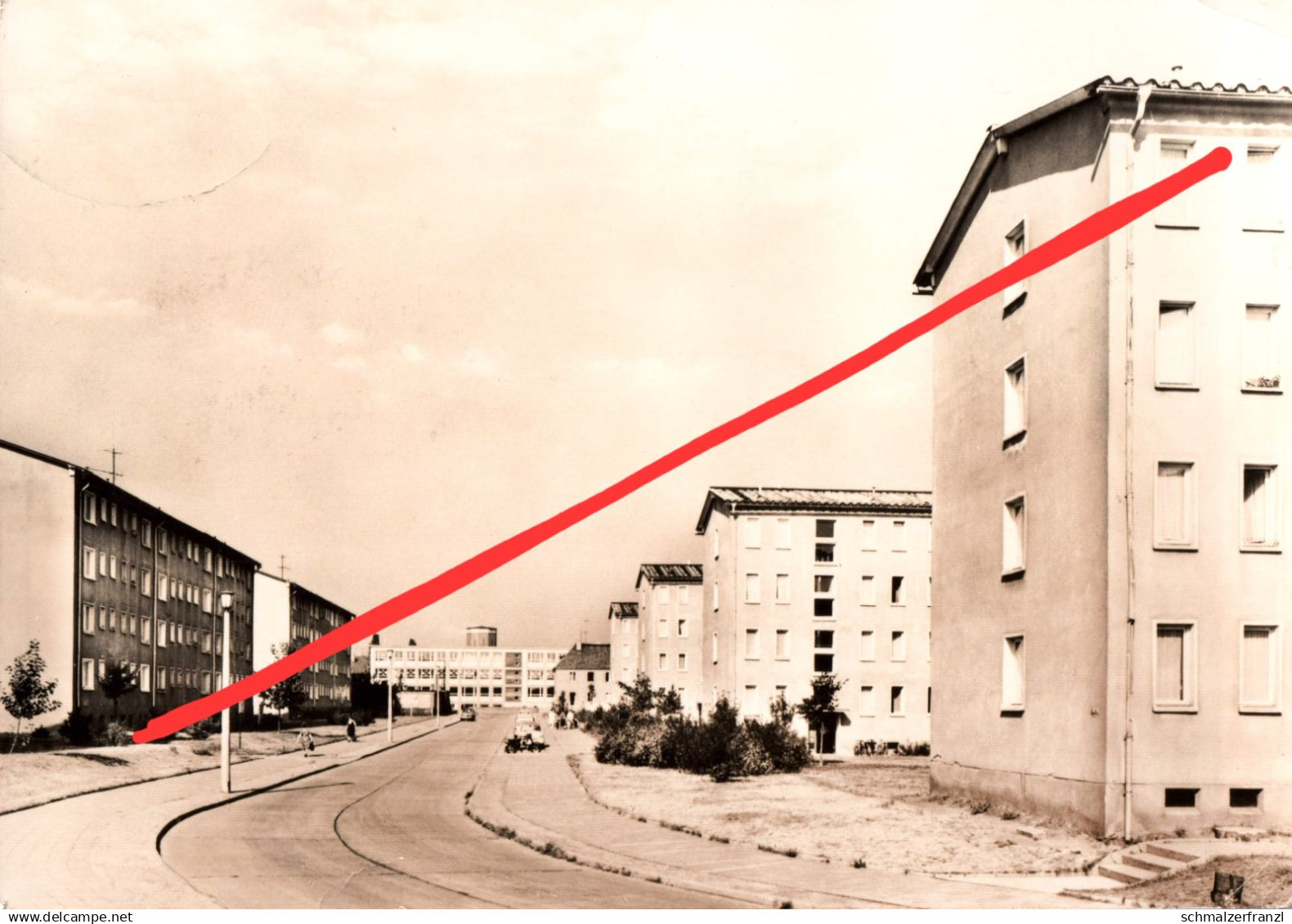 AK Weißwasser Oberlausitz Wohnkomplex I Humboldtstraße Neubauten Wohngebiet Neubaugebiet a Gablenz Bad Muskau DDR