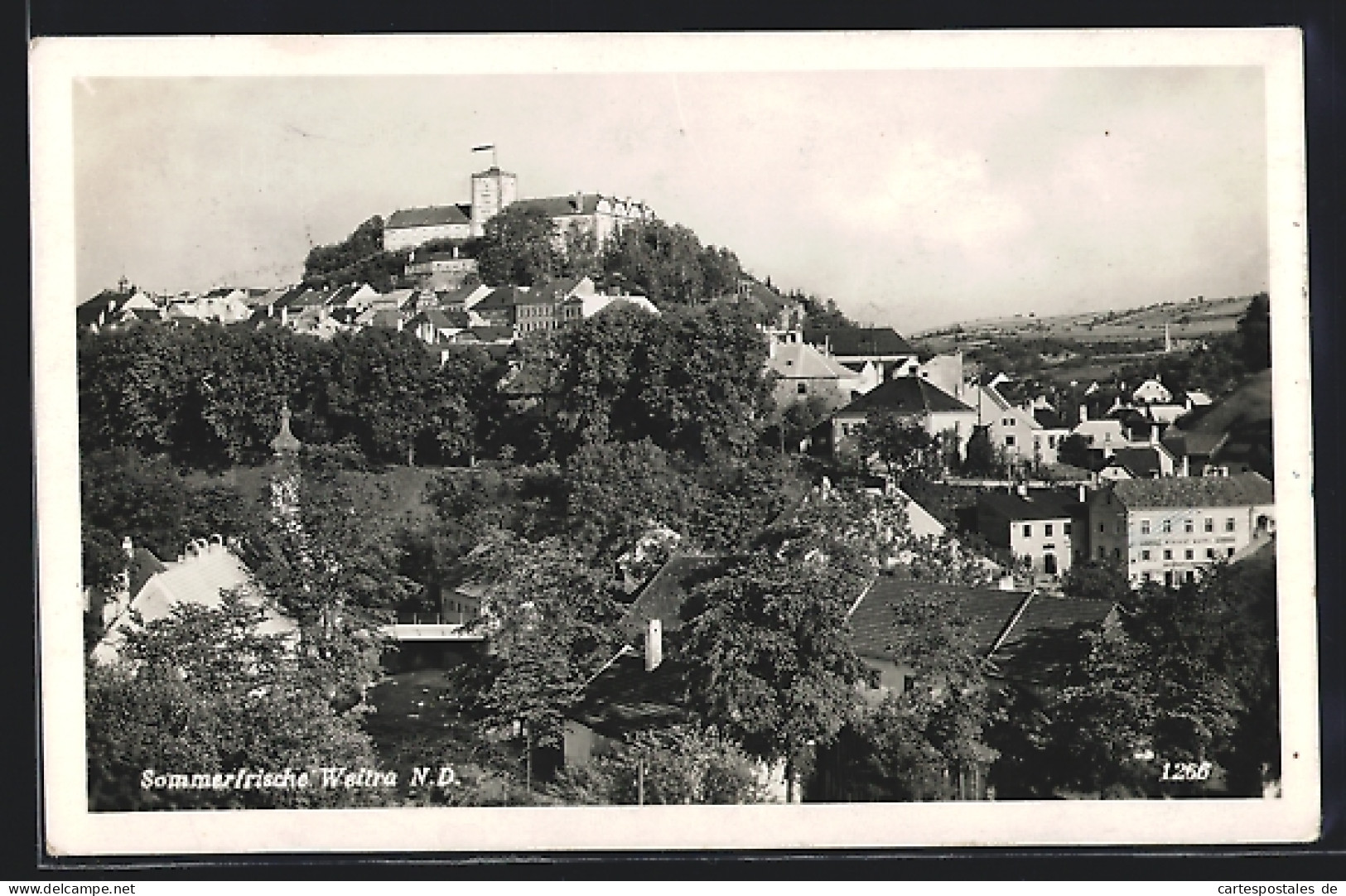 AK Weitra, Gesamtansicht mit Schloss