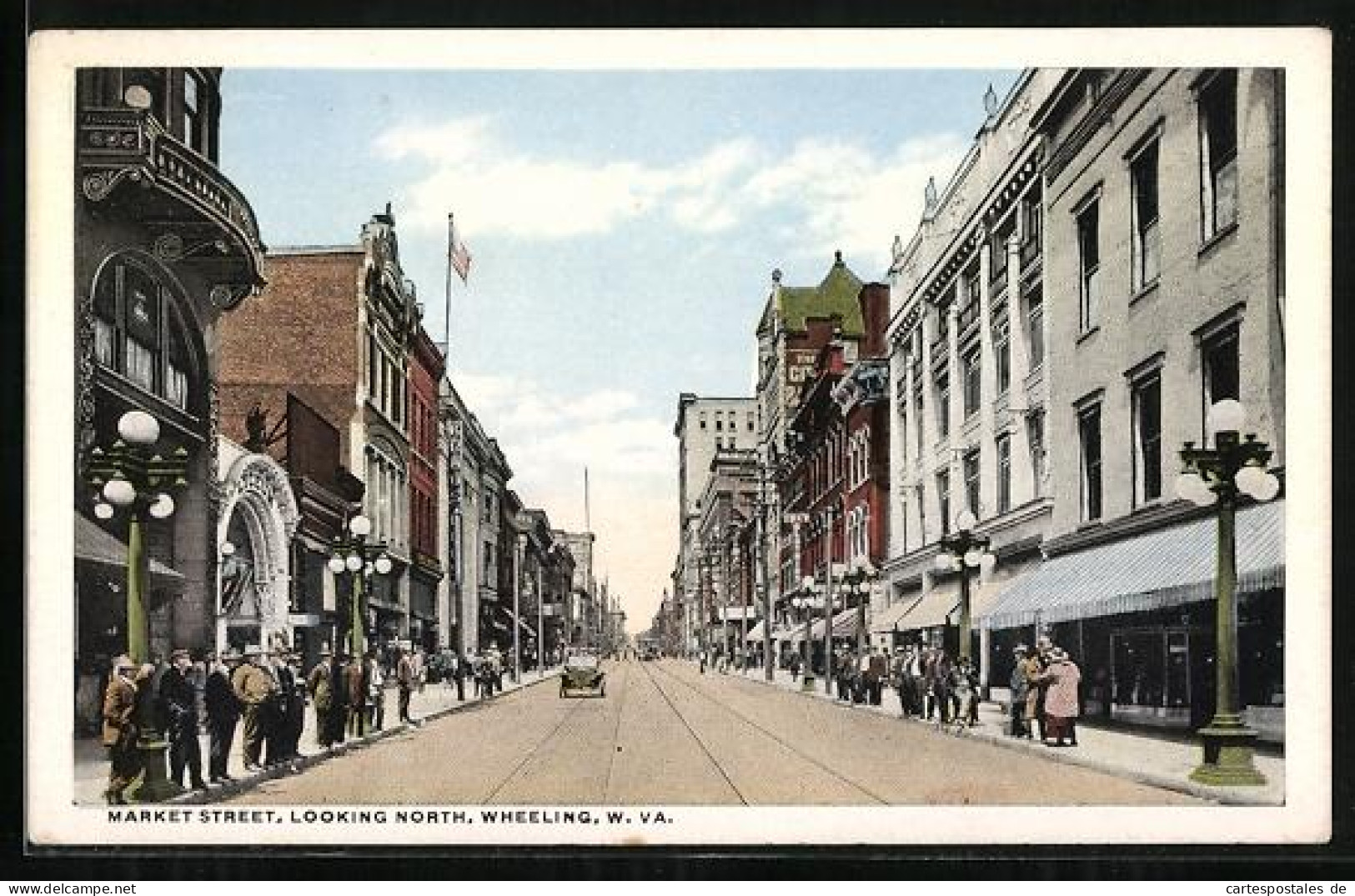 AK Wheeling, VA, Market Street, looking North