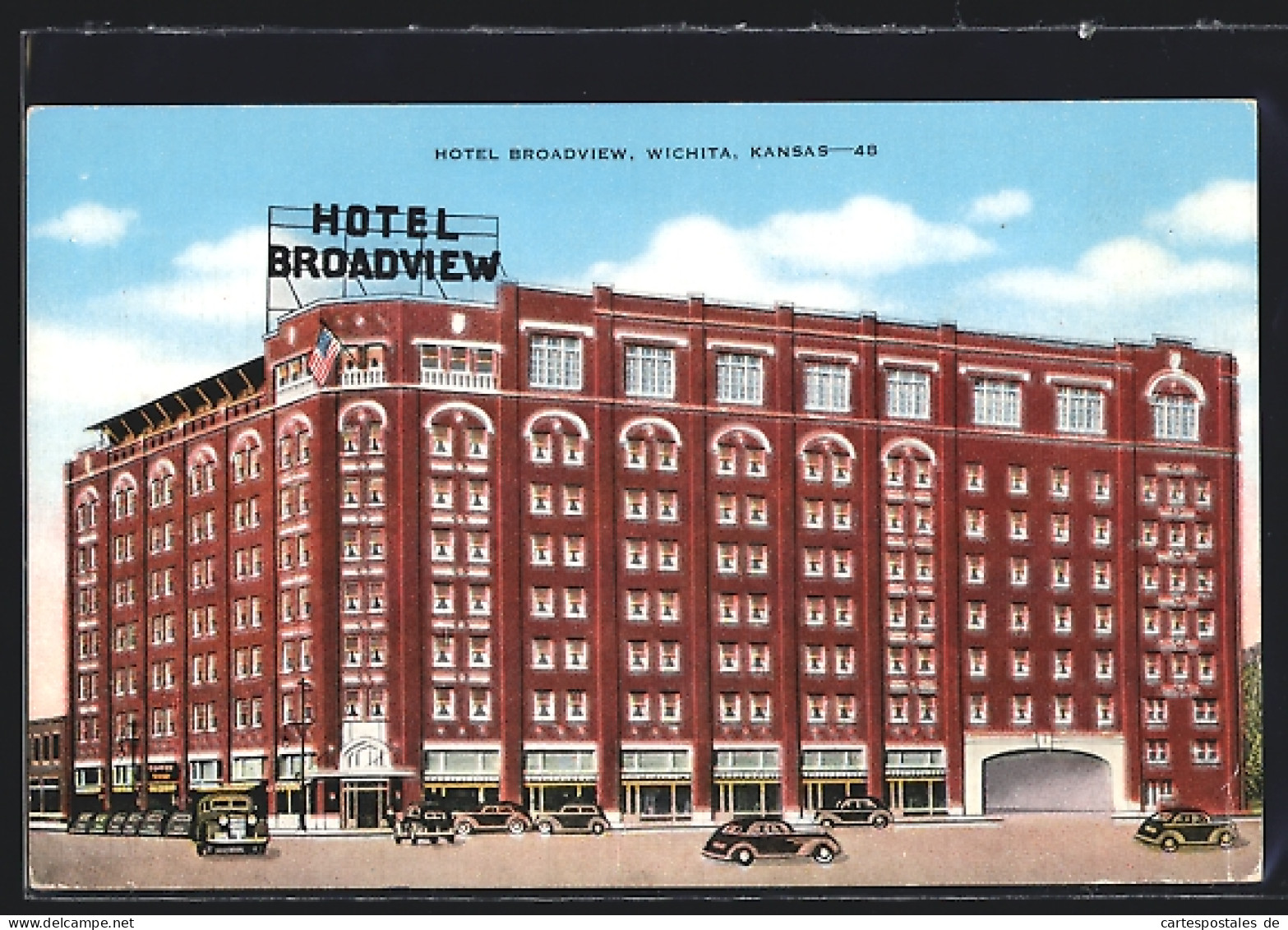 AK Wichita, KS, View of Hotel Broadview