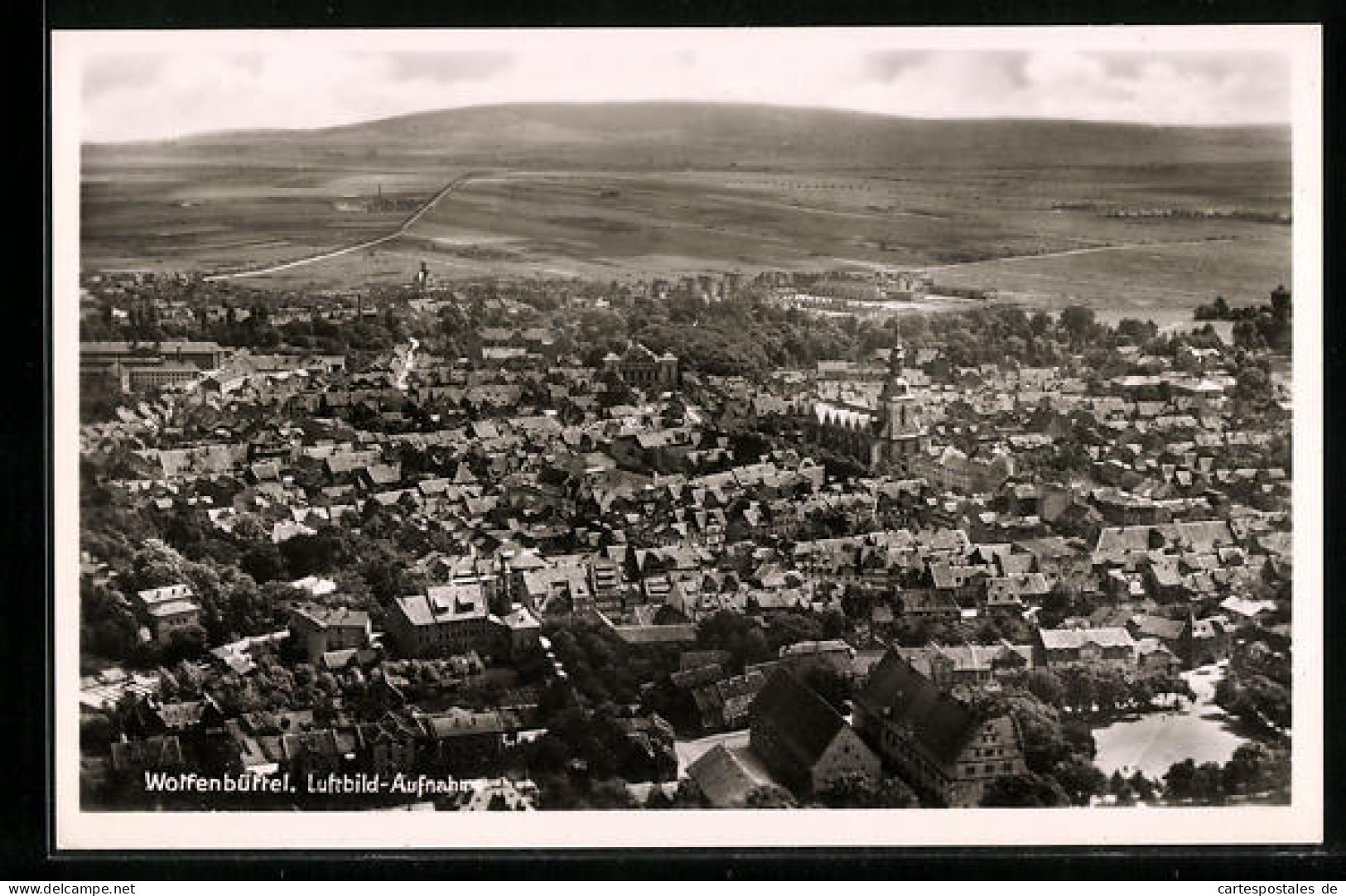 AK Wolfenbüttel, Gesamtansicht, Luftbild