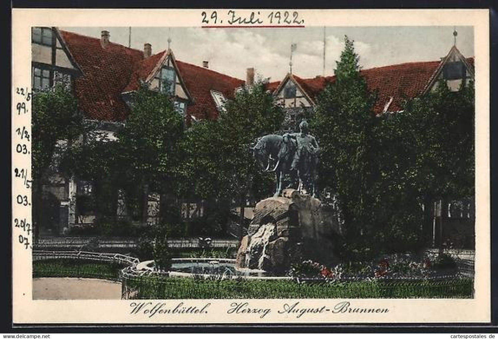 AK Wolfenbüttel, Herzog August-Brunnen