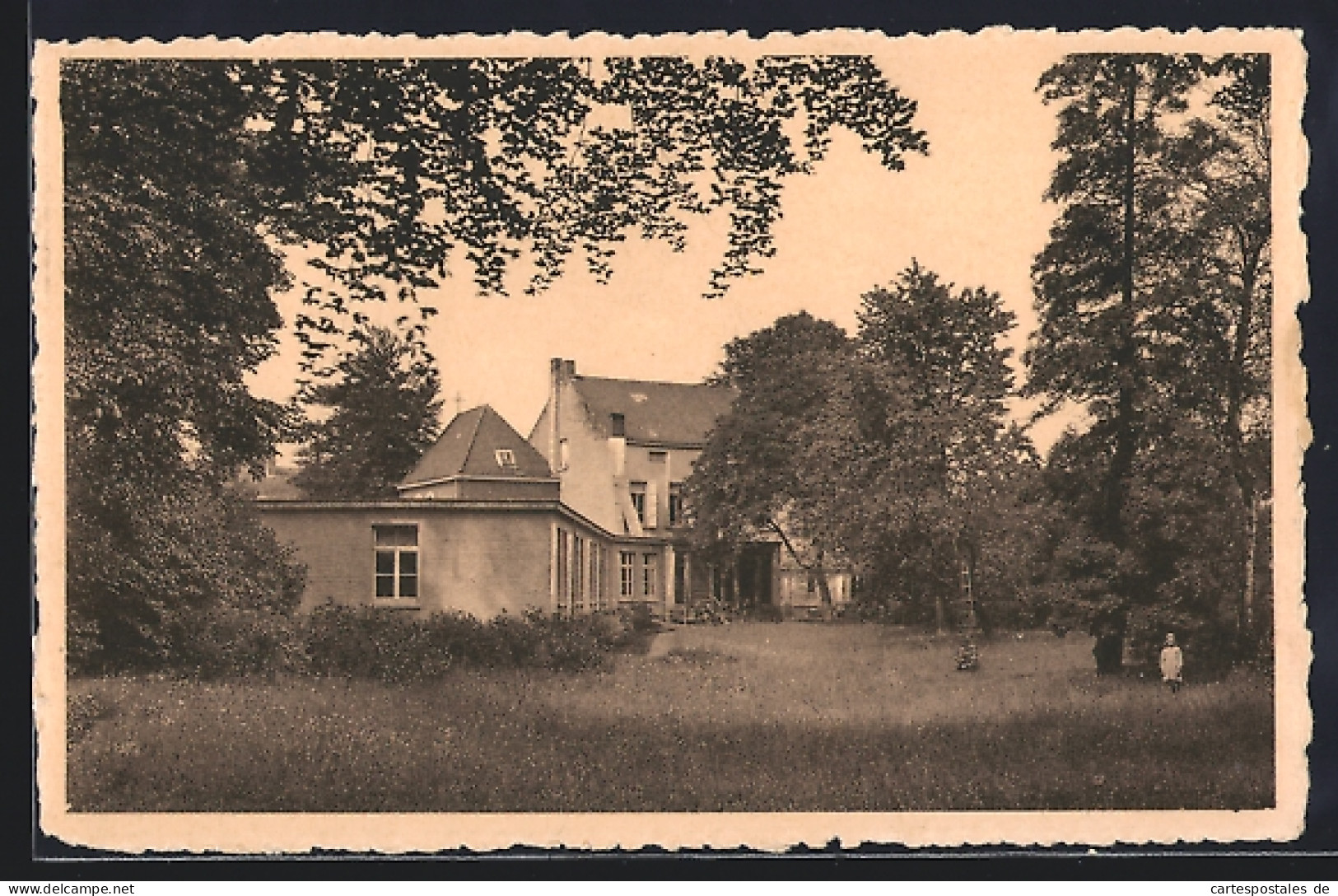 AK Wommelgem, Rusthuis oude wrouwen, Achterzicht