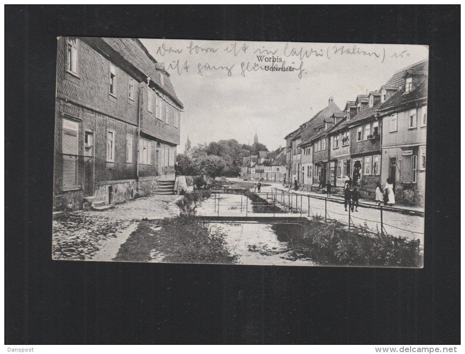 AK Worbis Unterstadt 1925