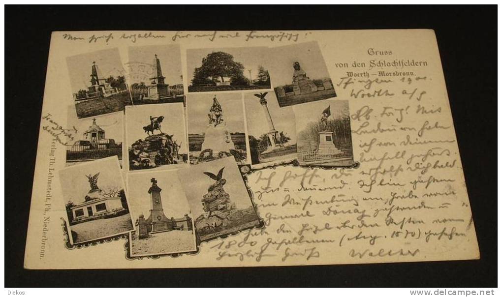 AK    Wörth Schlachtfeld um 1900  #AK2988