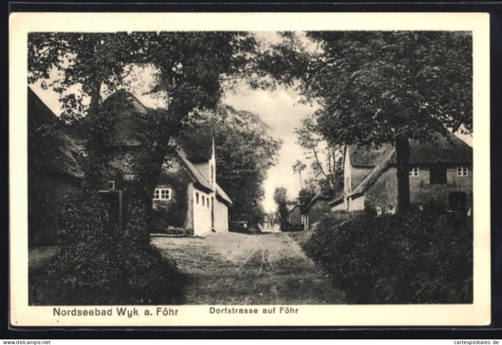 AK Wyk a. Föhr, Dorfstrasse auf Föhr